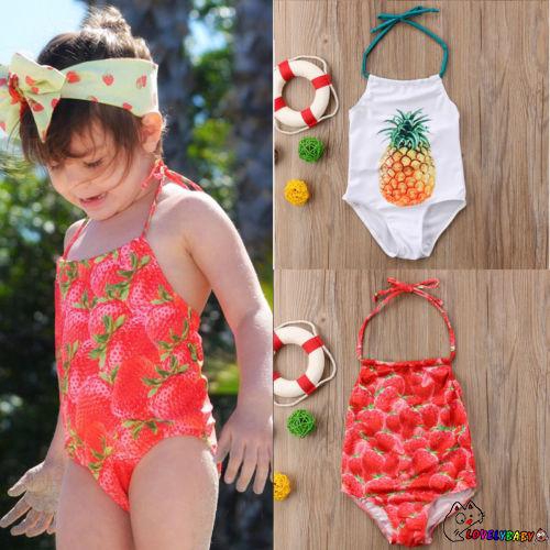 Đồ Bơi Trẻ Em Hình Dâu Tây Dễ Thương