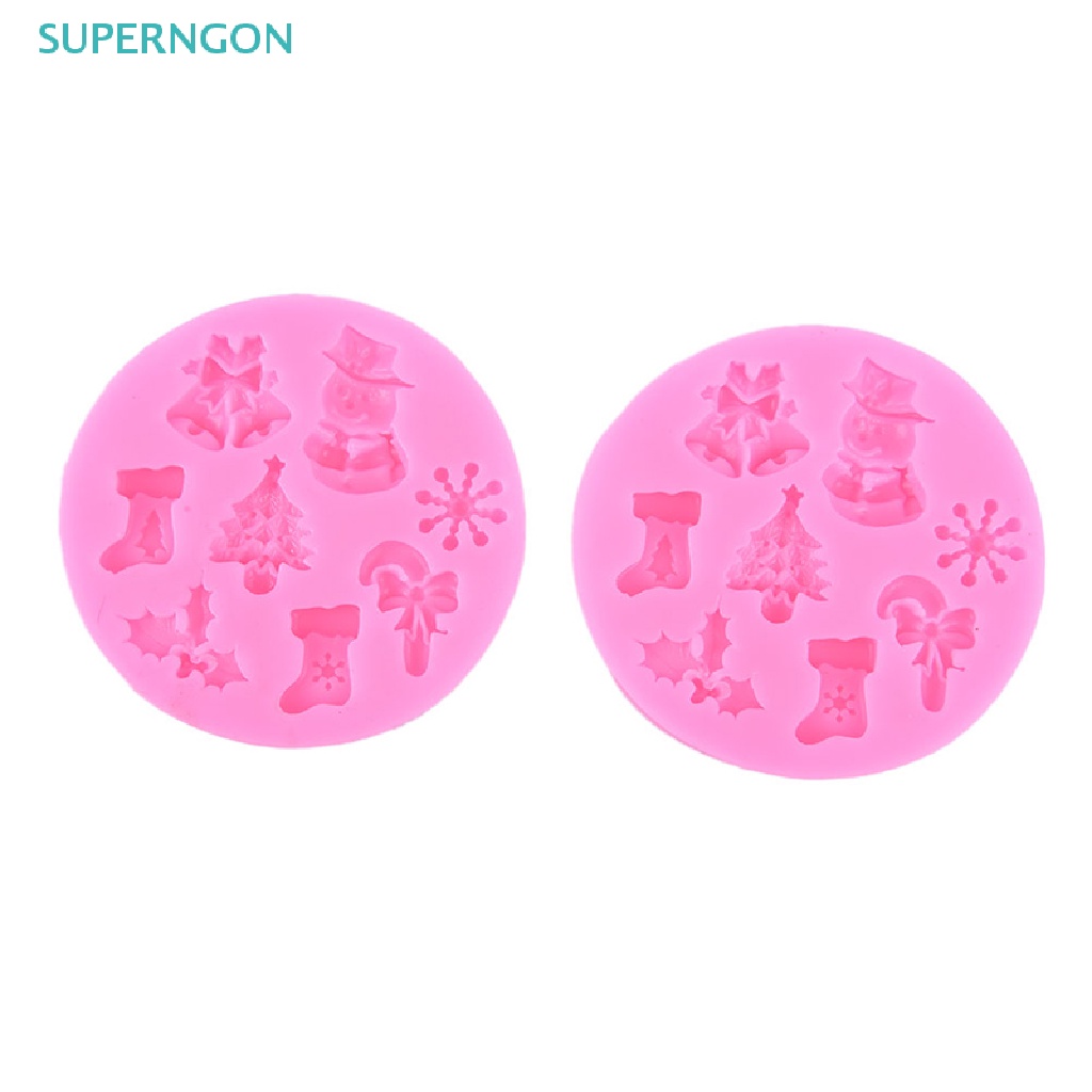 Khuôn Silicone Làm Bánh Hình Người Tuyết Giáng Sinh