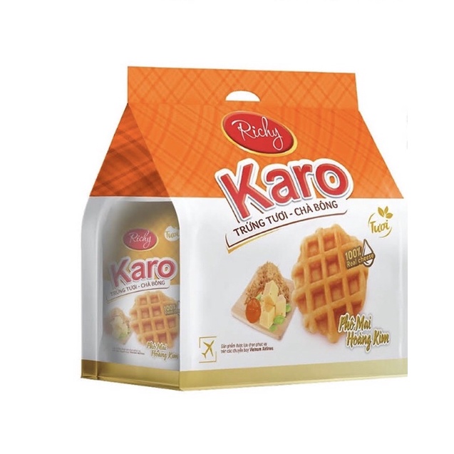 Bánh Karo Hoàng Kim bịch 6 chiếc ( 26g/chiếc)