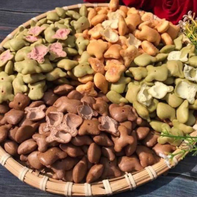 Bánh Gấu Mix 3 Vị  Socola, Chùm Ngây Nhân Kem Loại Ngon Thơm Béo Vừa Không Ngán Hũ 400g - Đồ Ăn Vặt Nhà Làm | BigBuy360 - bigbuy360.vn