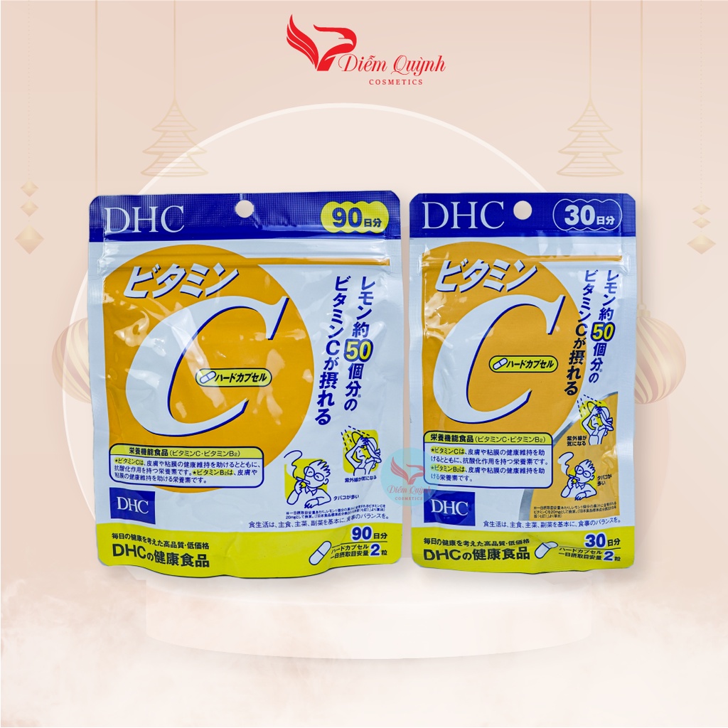 Viên uống vitamin C DHC Hard Capsule Nhật Bản