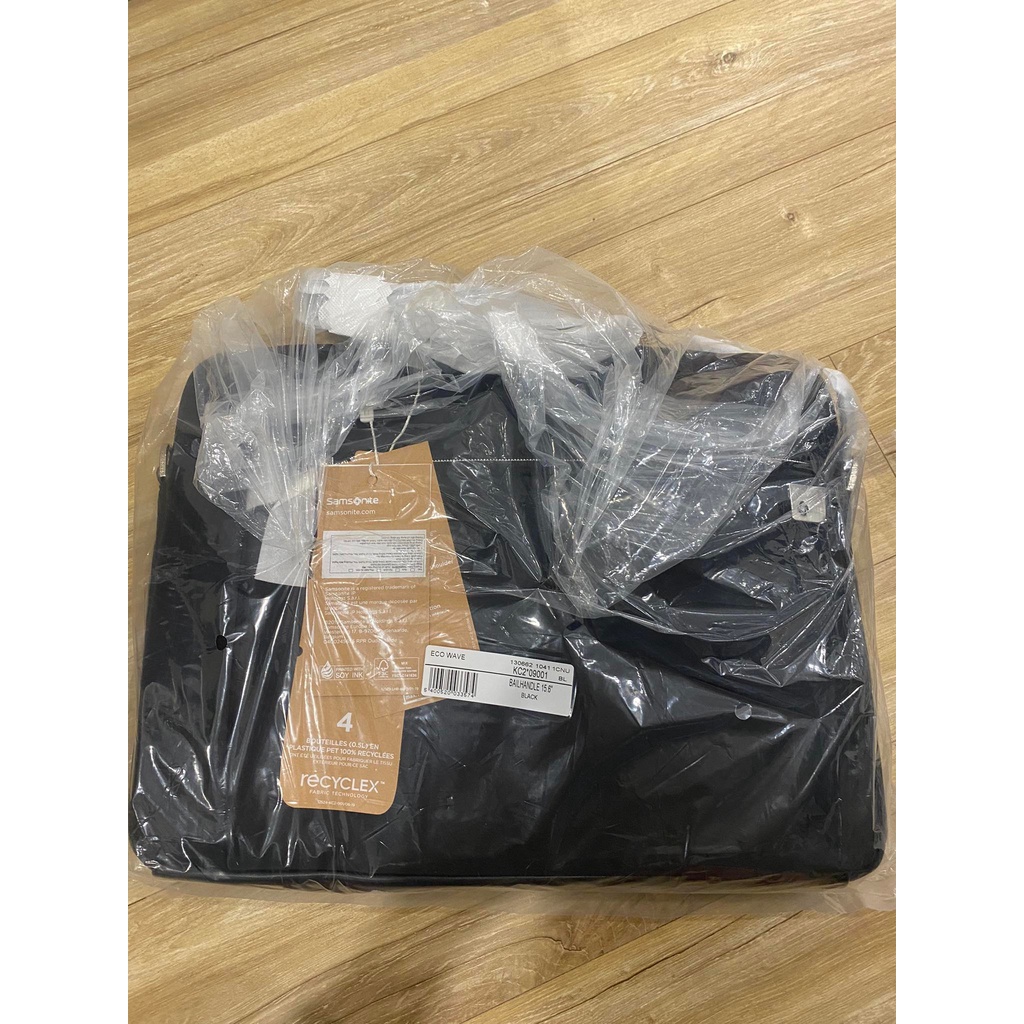 Cặp xách Samsonite Eco wave new tag màu đen (giá mới 3,5tr) | BigBuy360 - bigbuy360.vn