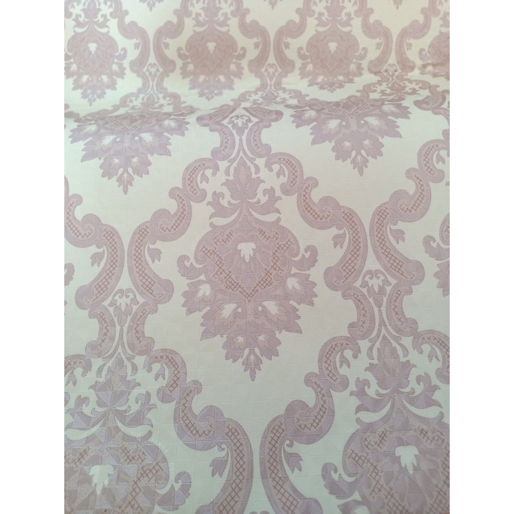 Decal giấy dán tường hoa văn hiện đại khổ 60cm keo sẵn giấy dày