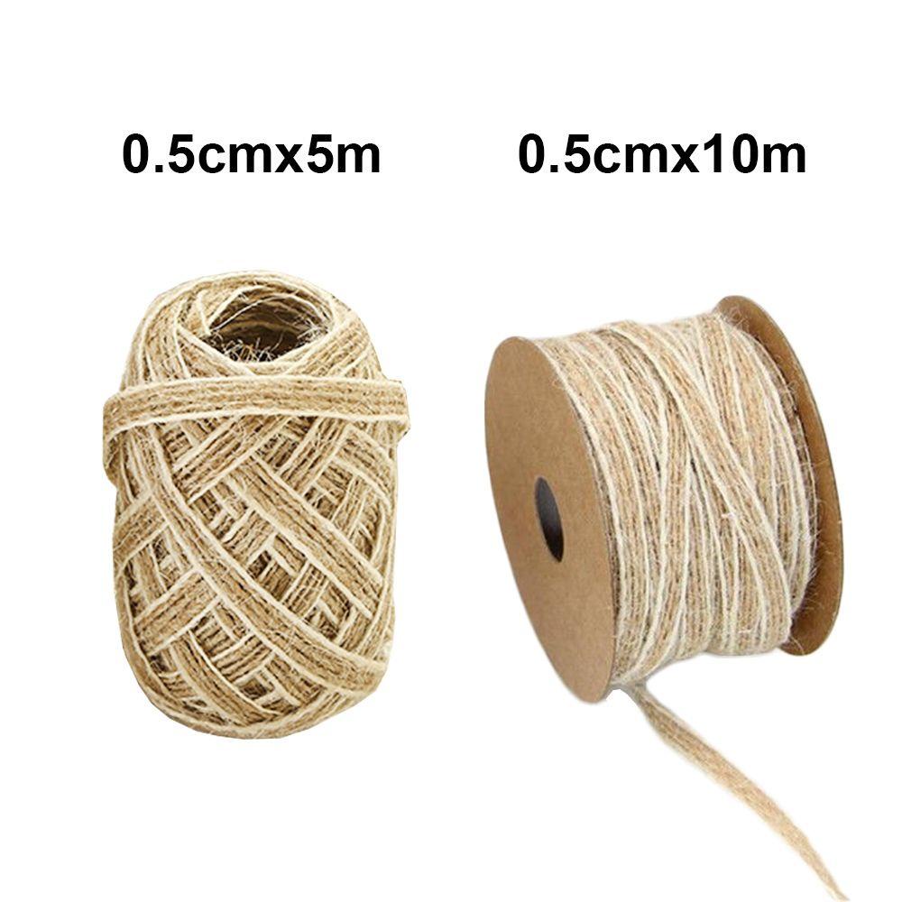 Cuộn Ruy Băng Vải Bố Phối Ren 0.5mm Dài 5 / 10M Phong Cách Vintage