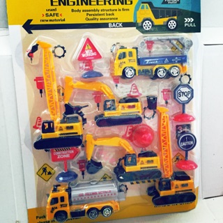 đồ chơi xe công trình  _ Toy car - construction engineering (6 in 1)