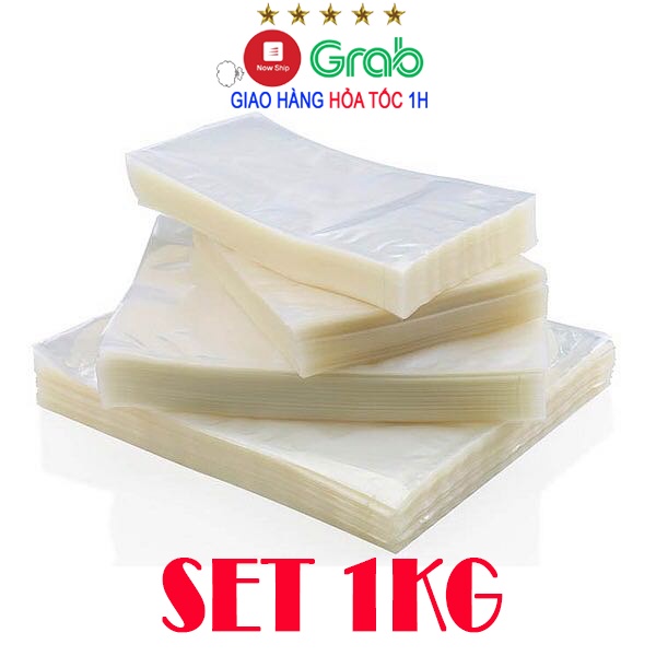 Túi Hút Chân Không Thực Phẩm Mặt Trơn [Set 1kg]