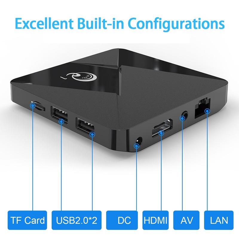 TV Box Q1 Mini Android 10.1 2gb 16gb Rockchip Rk3328 lõi tứ 2.4ghz Wifi 4k Ultra Hd kết nối Youtube Google Play