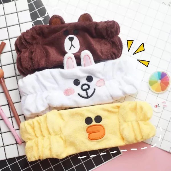 Băng Đô Thỏ Hồng - Gấu Nâu - Vịt Vàng Dày Mềm Mịn Cao Cấp Store4girls