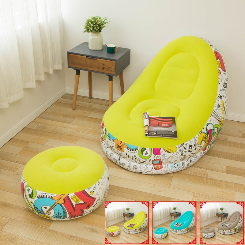 GHẾ HƠI TỰA LƯNG BỌC NHUNG, GHẾ SOFA LƯỜI ĐỌC SÁCH [TẶNG KÈM BƠM HÚT ĐIỆN 2 CHIỀU]