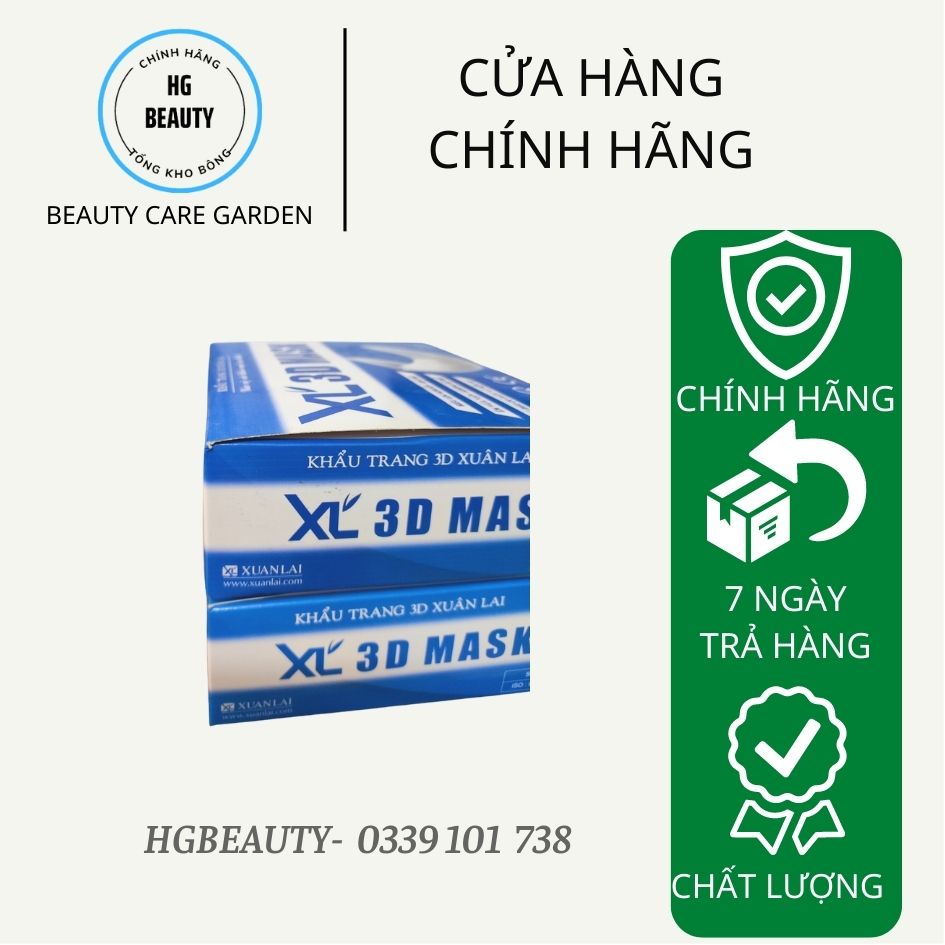 Khẩu trang 3D Xuân Lai chính hãng