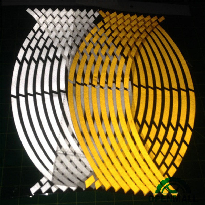 Bộ 16 miếng Sticker phản quang dán bánh xe