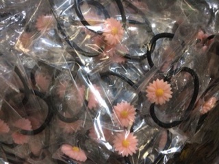 100 buộc tóc/kẹp tóc hoa cúc