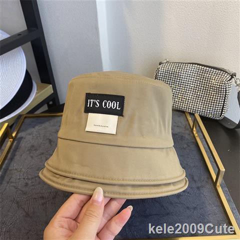 ☜┇Han Huohuo has the same style of basin hat, which is easy to wear. It very ‘upper’, double-edged logo fisherman’s hat available in four colors