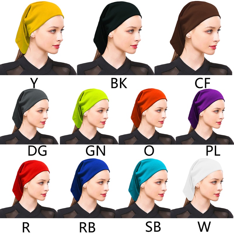 Khăn Trùm Đầu Co Giãn Mềm Mại Phong Cách Hồi Giáo