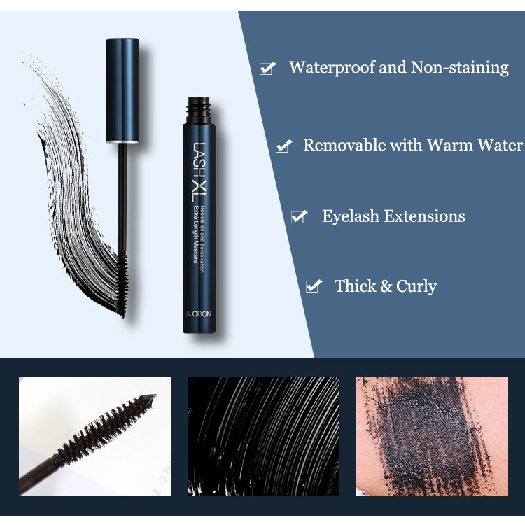 1 Mascara Sợi Tơ 4D Chống Thấm Nước Làm Dài Dày Và Cong Mi Lâu Trôi