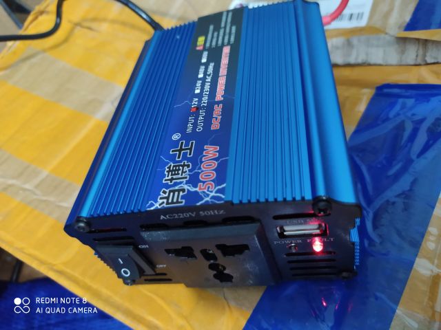 Đảo điện INVERTER 12V LÊN 220V 500W  inverter