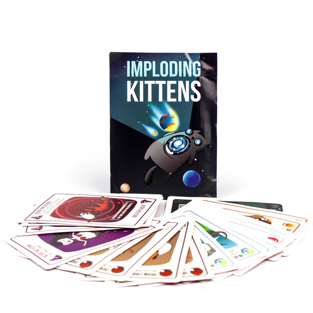 Set Mèo Nổ tâng Bừng: Combo Mèo nổ Exploding Kittens + 4 Bản mở mang (18+)