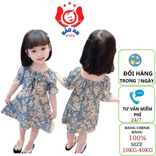 Váy bé gái hoa nhí  Size đại  siêu xinh BẢO AN KIDS chất lụa hàn mềm,mịn,mát,thấm hút mồ hôi tốt.size 12kg-40kg.