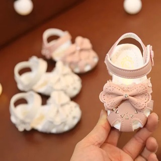 Sandal tập đi Quảng châu nơ mẫu mới size 15-25 188-202