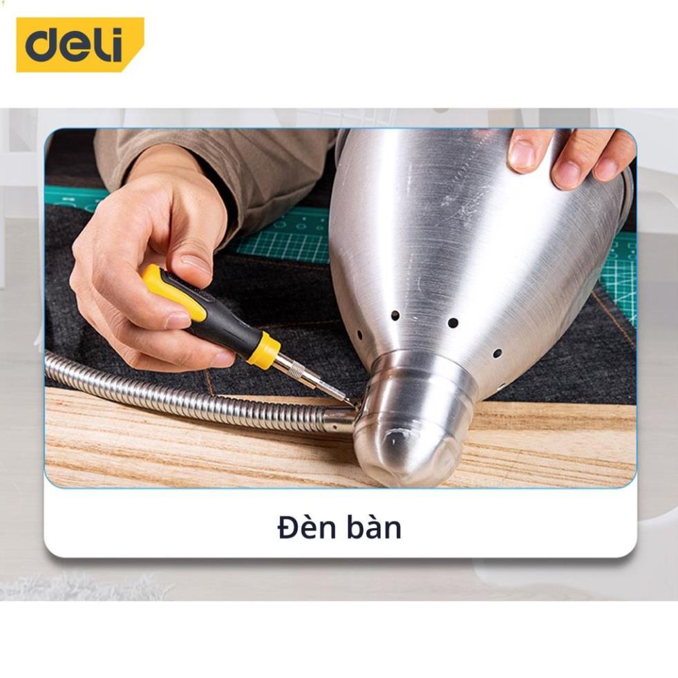 Bộ Tua Vít Sửa Chữa Đa Chức Năng Deli 20 Đầu Vít Cao Cấp - Chất Liệu Siêu Bền, Thiết Kế Gọn Nhẹ Tinh Tế - DL1021D .