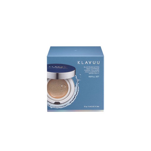[ĐỦ BILL - KLAVUU] Set Phấn nước Căng bóng da bản Che khuyết điểm High Coverage Marine Collagen Aqua Cushion kèm Refill | BigBuy360 - bigbuy360.vn