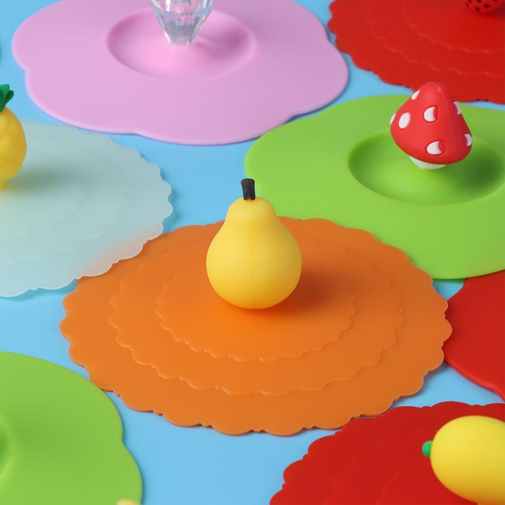 Nắp Đậy Cốc Trà / Cà Phê Bằng Silicone Chống Bụi Tái Sử Dụng Tiện