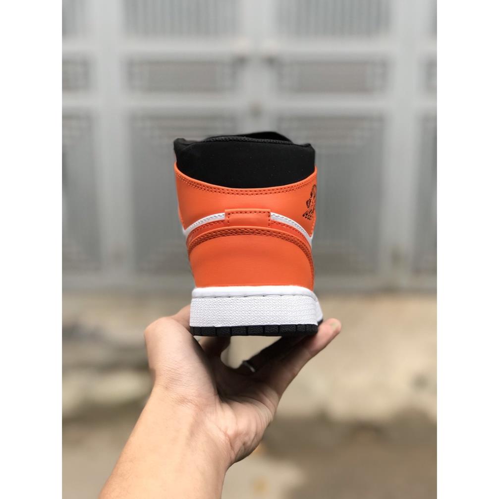 📢 Giày Thể Thao, Giày Sneaker Jordan Cổ Cao Màu Cam | BigBuy360 - bigbuy360.vn