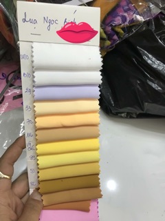 Vải áo dài lụa ngọc bích