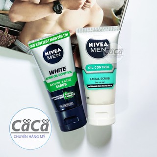 Sữa rửa mặt Nivea Men kiểm soát nhờn Oil Control 50g có hạt mát xa