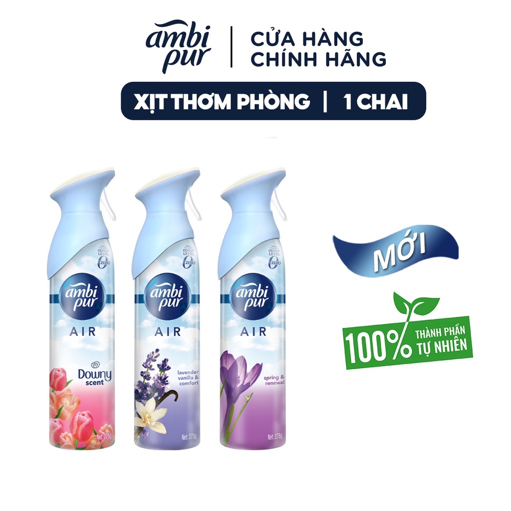 Xịt Phòng Ambi Pur Nhiều Mùi Hương 165 Gram - 275 Gram