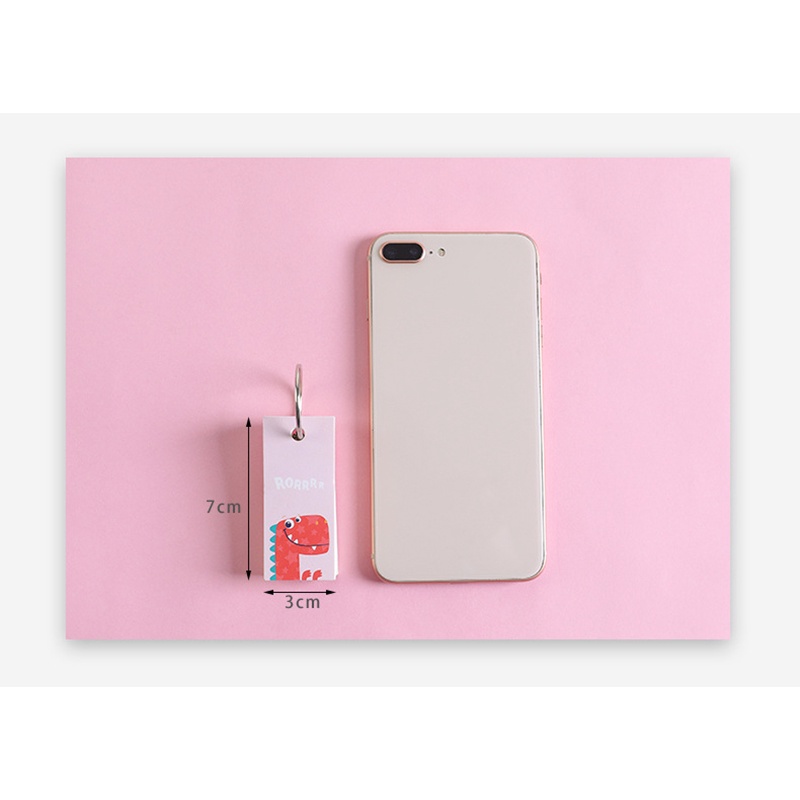 Sổ tay mini giấy rời xé được có móc cho học sinh