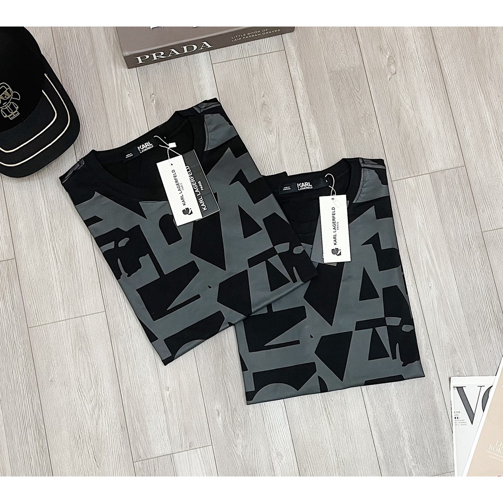 (HÀNG XUẤT XỊN) Áo thun KARL-Lagerfeld Full tem -tag-túi zip  Hàng đẹp bao test thỏa mái  Chất liệu cotton.  Co giãn 4c
