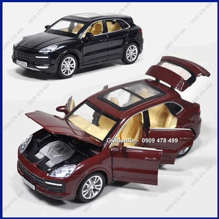 Xe Mô Hình Kim Loại Porsche Cayenne Turbo Tỉ Lệ 1:32 - New - Mở 4 Cửa - 9852