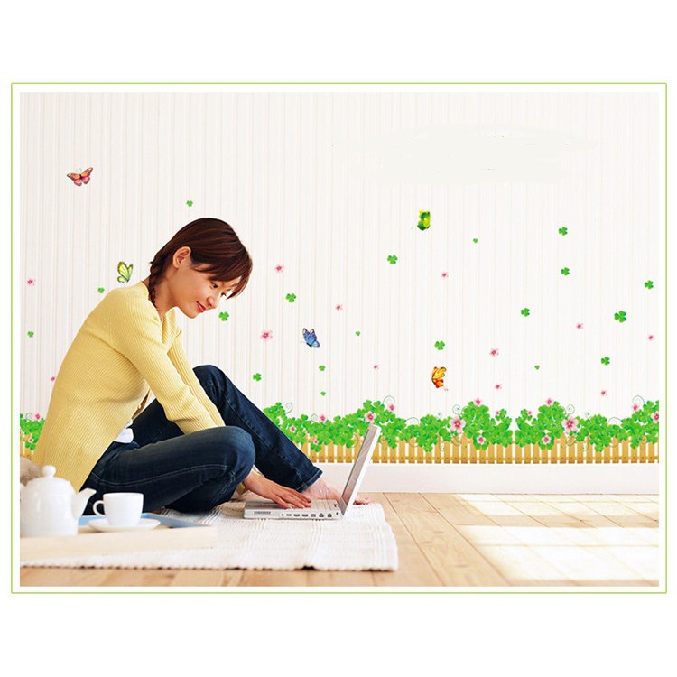 Decal dán tường Combo Đào hồng - PVC vinyl
