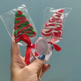 [Sale sốc] Kẹo gậy giáng sinh cỡ lớn hình cây thông