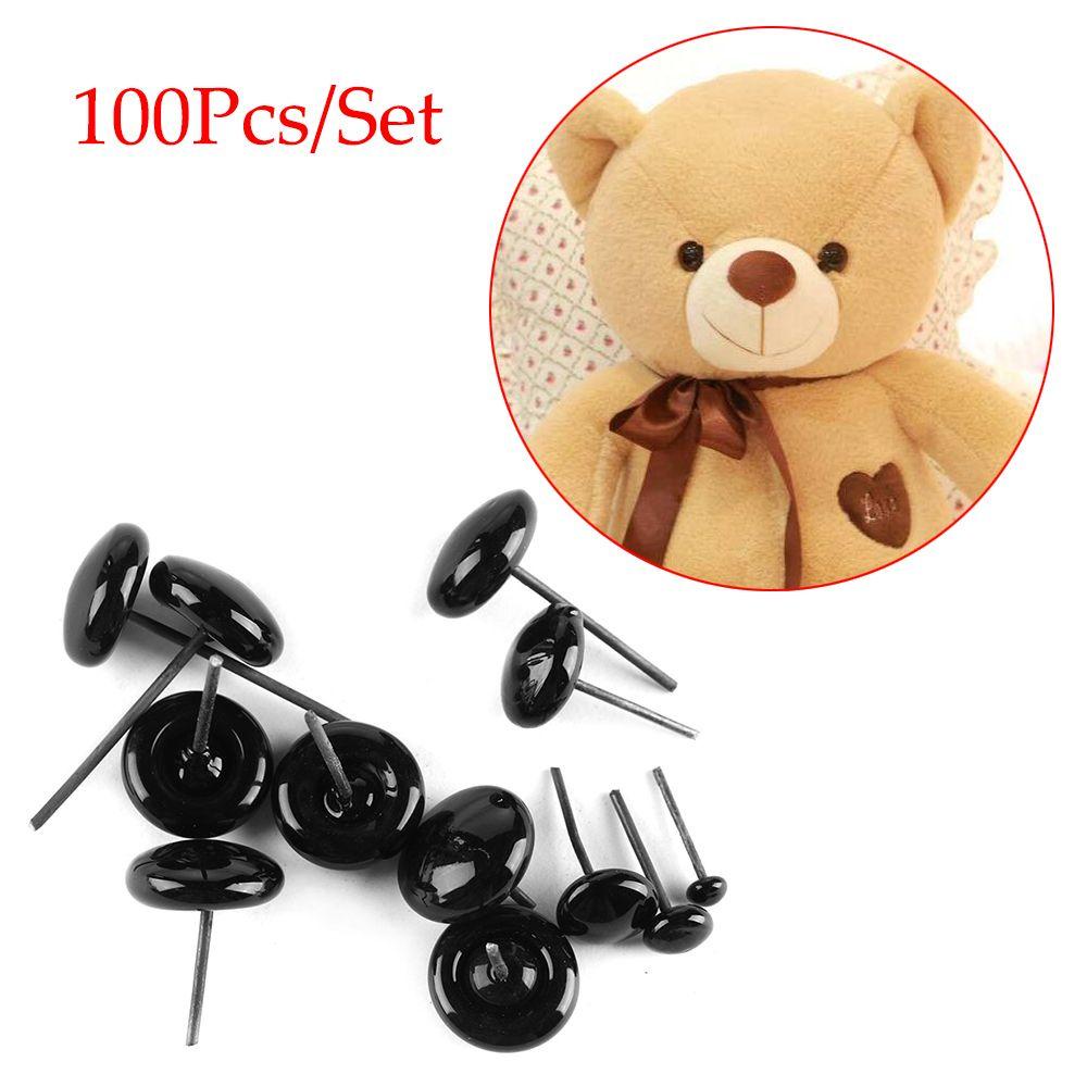 NIUYOU Bộ 100 Mắt Kính Giả Đồ Chơi Búp Bê Nhồi Bông Dễ Thương