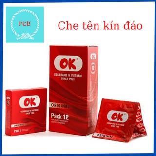 Bao cao su OK hộp 12 chiếc bao cao su chính hãng có freeship extra