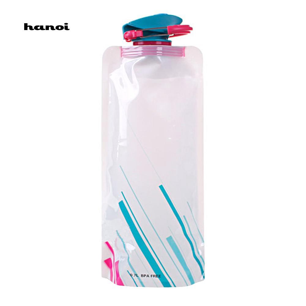 Bình đựng nước kiểu gấp gọn tiện lợi 700ml