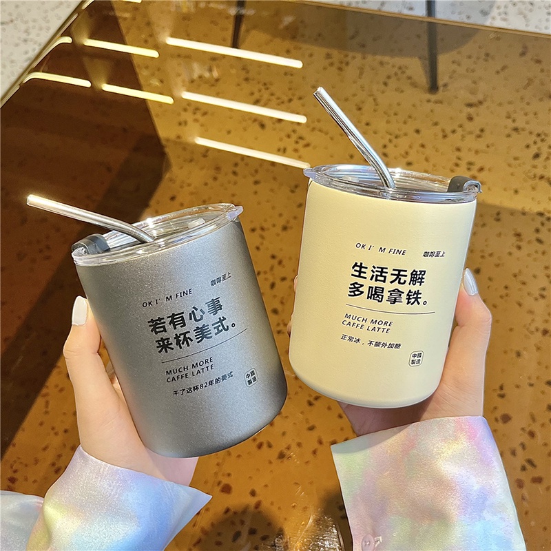 Bình Nước Giữ Nhiệt Chống Trượt Bằng Thép Không Gỉ Thiết Kế Đơn Giản