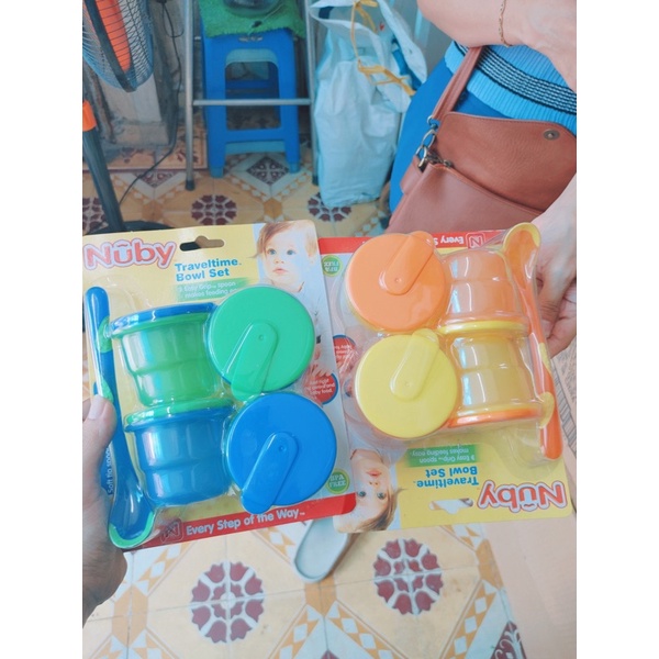 Bình nước, bình sữa Nuby Úc  XẢ KHO, bát ăn dặm, núm ti, bình tập uống