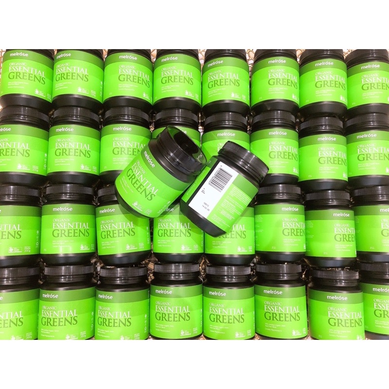 Bột rau củ hữu cơ bổ sung chất sơ MELROSE ORGANIC ESSENTIAL GREENS 200GRAM