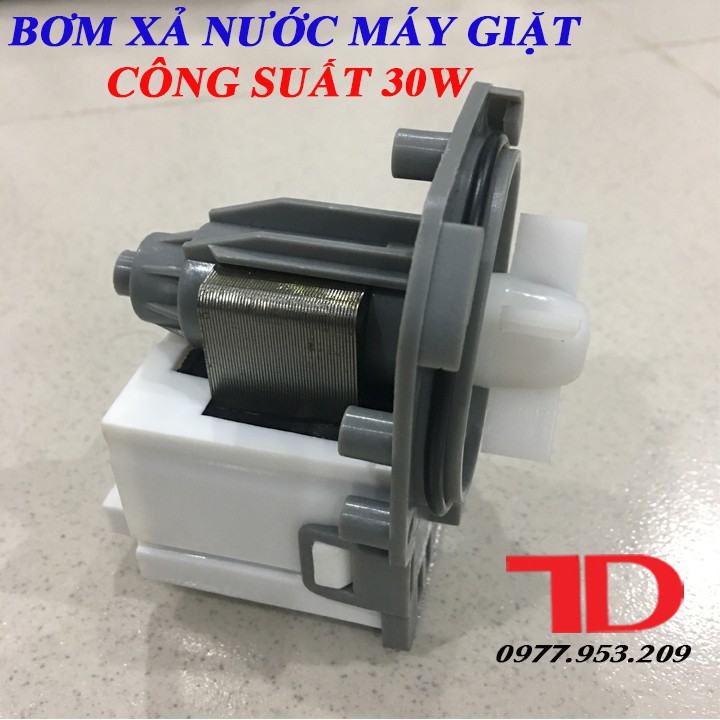 Bơm xả máy giặt cửa ngang loại cài 3 ngấn