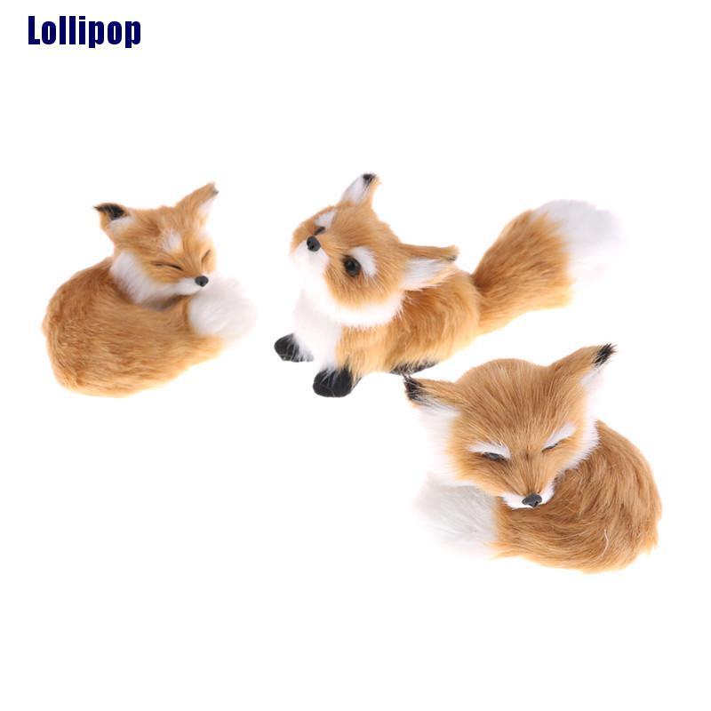 Mô hình cáo làm từ polyethylene giả trang trí nội thất