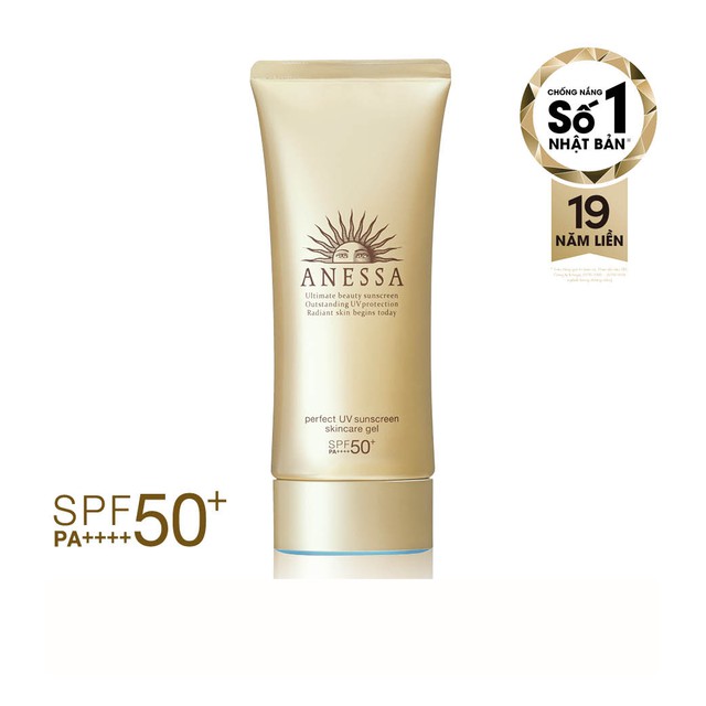 [HB Gift] Gel chống nắng bảo vệ hoàn hảo Anessa Perfect UV Sunscreen Skincare Gel 90g