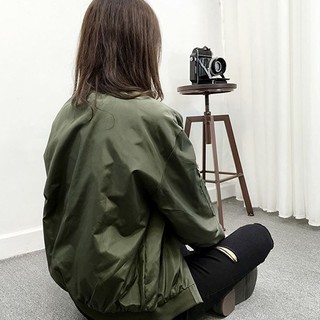 Áo Khoác Bomber Nữ Thêu Hoa