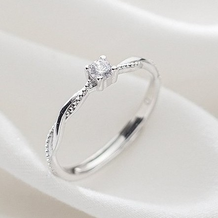 Nhẫn Bạc S925 Cá Tính Đẹp Đính Đá N2459 - Bảo Ngọc Jewelry