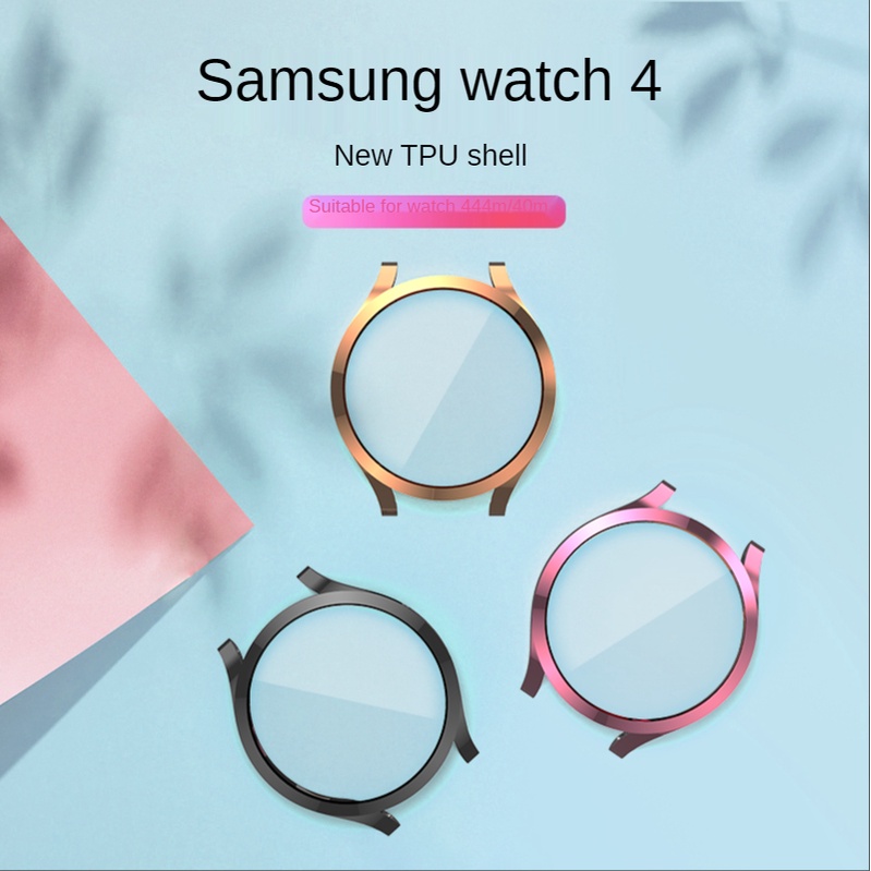 Vỏ TPU trong suốt bảo vệ màn hình đồng hồ thích hợp cho Samsung Galaxy Watch 4 40mm 44mm 4 Classic 42mm 46mm