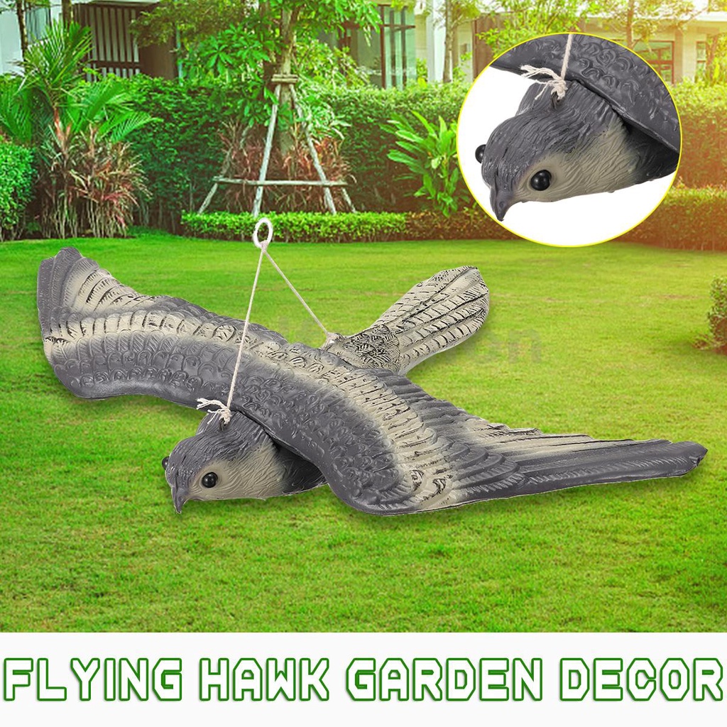 Phụ Kiện Trang Trí Vườn Hình Chim Ưng Bằng Nhựa 54cm
