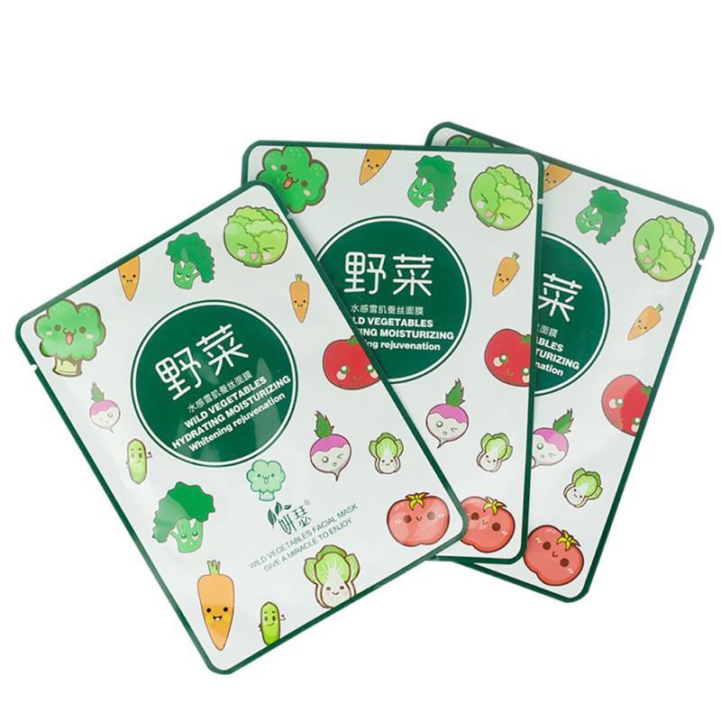 Mặt nạ giấy dưỡng ẩm làm mềm da chiết xuất rau củ quả tự nhiên