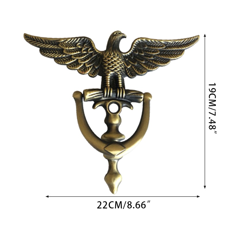 Pcf * Đầu Chim Đại Bàng Châu Âu Cổ Điển Bằng Hợp Kim Kẽm Gắn Cửa Ra Vào Villa Courtyard Gate Rin